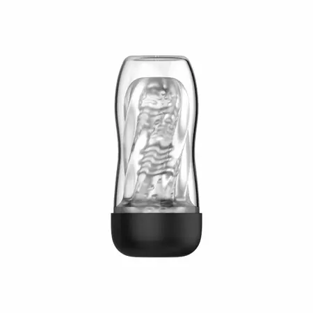 Nexus Alpha Surge Rotating & Suction Intimate Machine Black