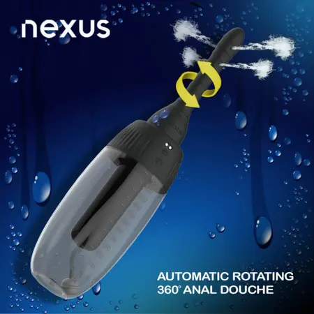 Nexus Revo Clean rotirajući aparat za intimnu higijenu od 360 stepeni crni 600ml USB punjivi