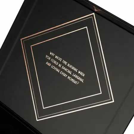 Rosy Gold nosivi intimni uređaj crni sa luksuznom kutijom za punjenje