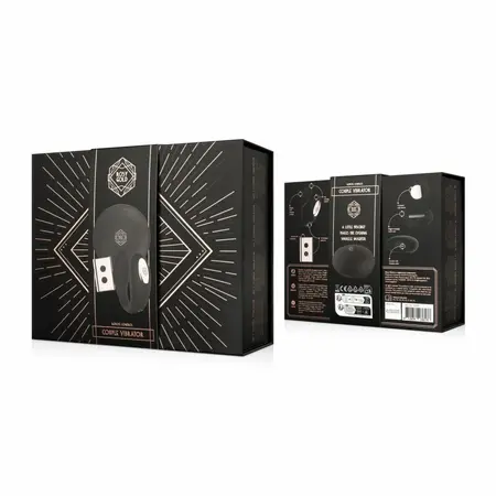 Rosy Gold C-Shape Black, višezonski vibrator sa luksuznom kutijom za punjenje