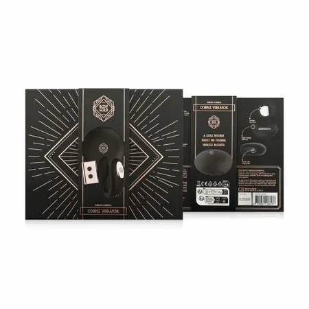 Rosy Gold C-Shape Black, višezonski vibrator sa luksuznom kutijom za punjenje