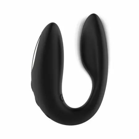 Rosy Gold C-Shape Black, višezonski vibrator sa luksuznom kutijom za punjenje