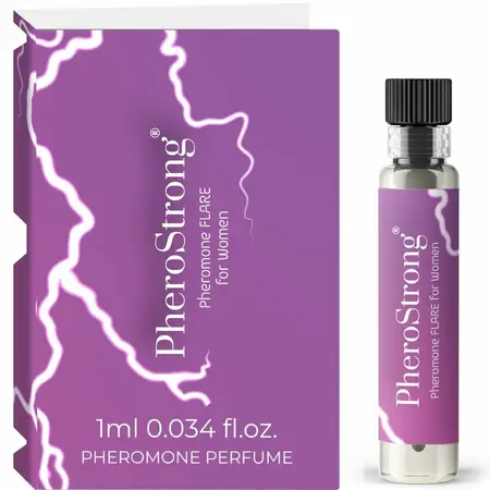 PheroStrong Flare parfem za žene 1ml, elegantan cvetni i ćilibarski miris