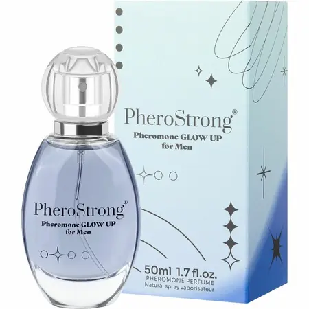 PheroStrong Glow Up parfem za muškarce 50ml, svež citrusni i drvenasti miris