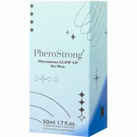 PheroStrong Glow Up parfem za muškarce 50ml, svež citrusni i drvenasti miris