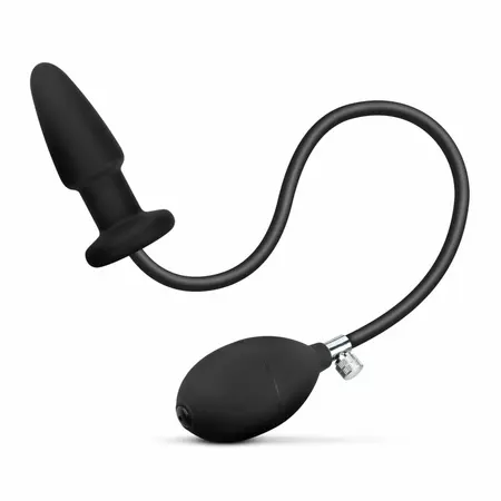EasyToys Inflatable Anal System Black sa podesivom veličinom i ventilom za ispuštanje vazduha