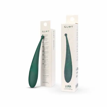 Glov Luna Eco Pin-Point Green punjivi vibrator za preciznu stimulaciju