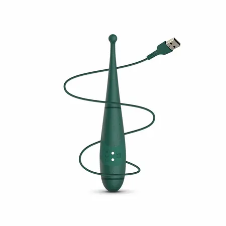 Glov Luna Eco Pin-Point Green punjivi vibrator za preciznu stimulaciju