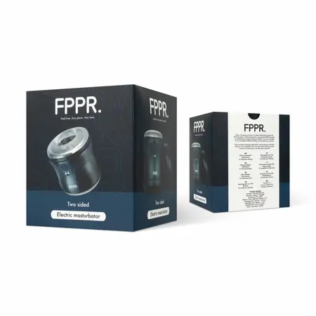 FPPR dvostrani vibrirajući stimulator senzacija crni vodootporni kompaktni