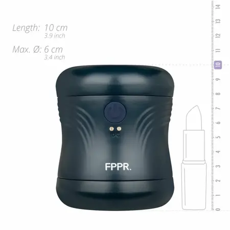 FPPR dvostrani vibrirajući stimulator senzacija crni vodootporni kompaktni