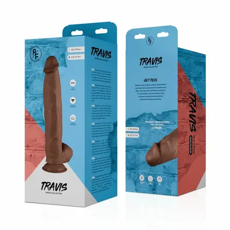 Real Fantasy Travis anatomski model sa vakuum postoljem 31 cm PVC bež