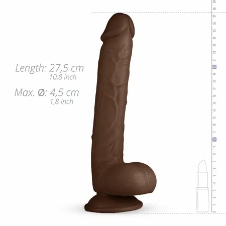Real Fantasy Myles intimni model 28 cm savitljivi PVC sa vakuum postoljem