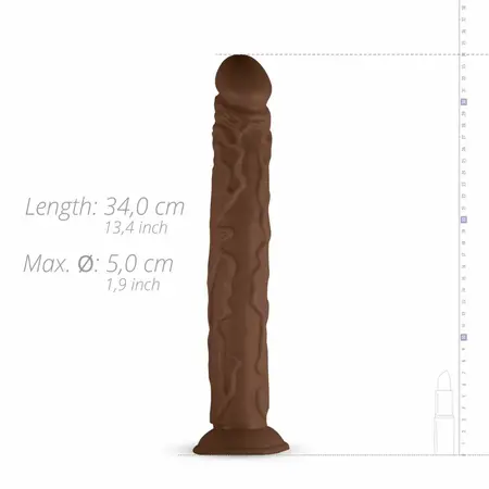 Real Fantasy David 35 cm fleksibilan anatomski model sa usisnom čašom