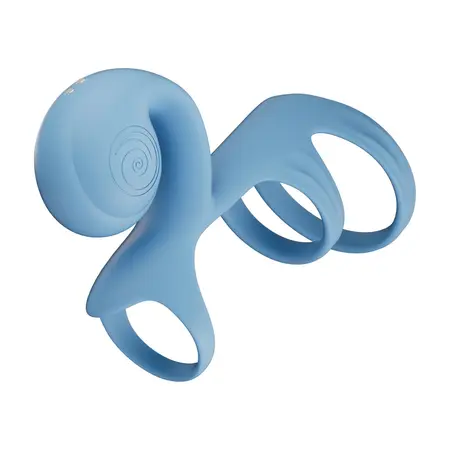 Snail Vibe Jovi Arc intimni prsten za parove Blue Haze, trostruki ArcFit sistem