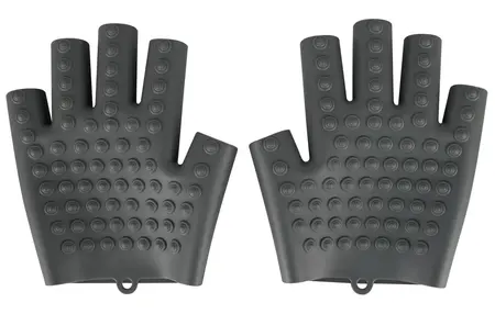 Pipedream Magic Hands Silicone Massage Gloves Grey One Size