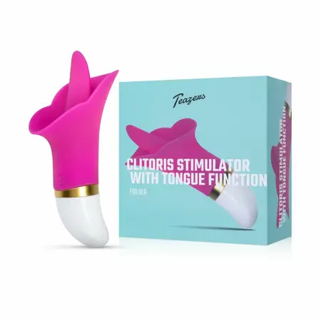 Teazers Flower Touch kompaktni silikonski vibrator roze