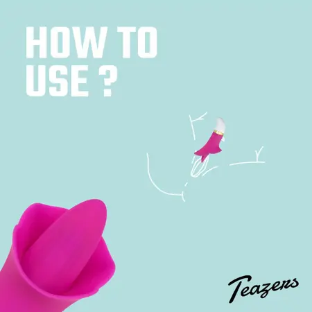 Teazers Flower Touch kompaktni silikonski vibrator roze