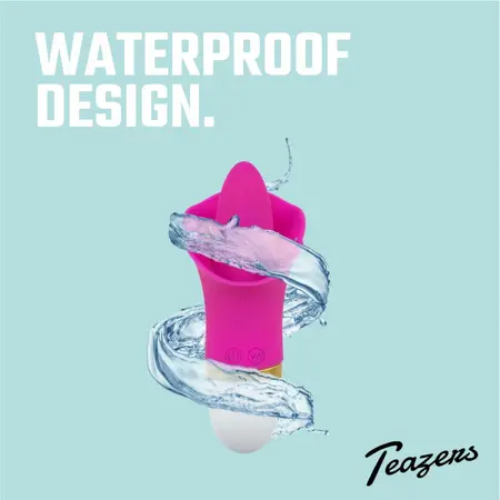 Teazers Flower Touch kompaktni silikonski vibrator roze