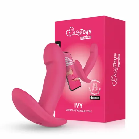 EasyConnect Ivy nosivi intimni stimulator na upravljanje preko aplikacije, ljubičasti, kompaktni