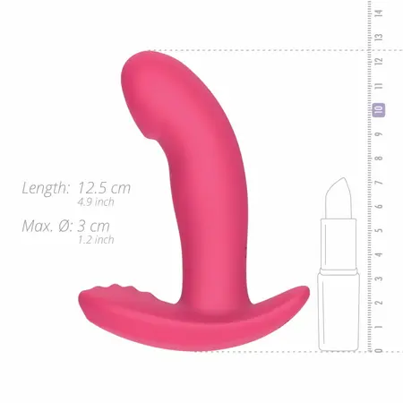 EasyConnect Ivy nosivi intimni stimulator na upravljanje preko aplikacije, ljubičasti, kompaktni