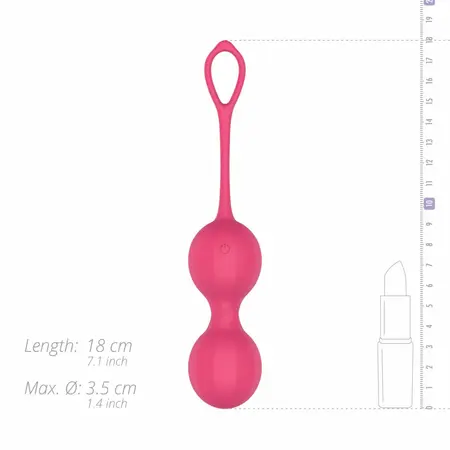 EasyConnect Stella pametni vibrirajući trenažer karličnog dna, roze