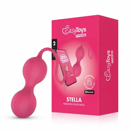 EasyConnect Stella pametni vibrirajući trenažer karličnog dna, roze