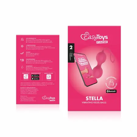 EasyConnect Stella pametni vibrirajući trenažer karličnog dna, roze