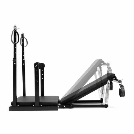 Bedroom Fantasies Kiotos Restraint Chair Adjustable Carbon Steel and Leather 97x58x87cm