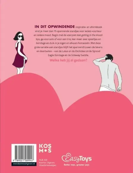 Boekenkast Kamasutra Bucketlist knjiga sa 75 ilustrovanih ideja za poze, holandsko izdanje