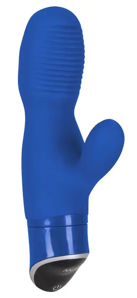 Pepper Parties Brother Louie plavi silikonski vibrator sa dva motora 18cm