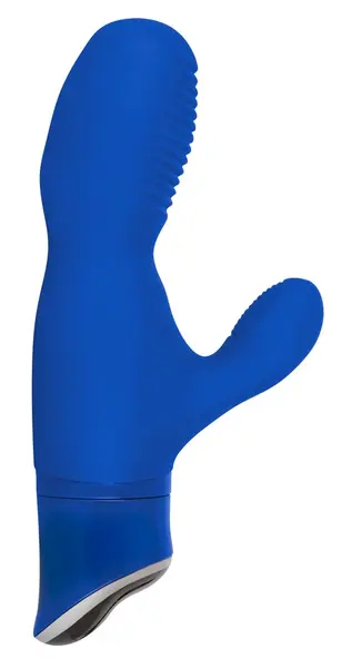 Pepper Parties Brother Louie plavi silikonski vibrator sa dva motora 18cm
