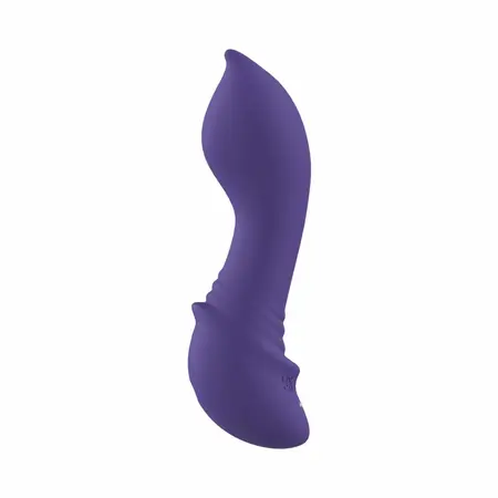 Teazers Curling Mini Vibrator Midnight Violet - Compact Precision Device