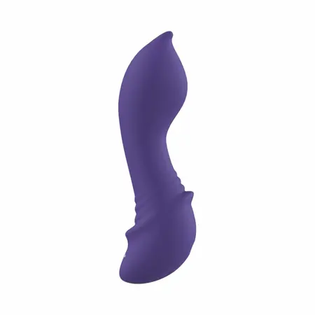Teazers Curling Mini Vibrator Midnight Violet - Compact Precision Device