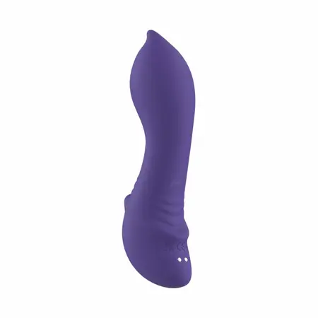 Teazers Curling Mini Vibrator Midnight Violet - Compact Precision Device