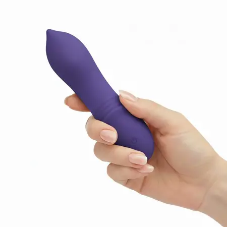 Teazers Curling Mini Vibrator Midnight Violet - Compact Precision Device