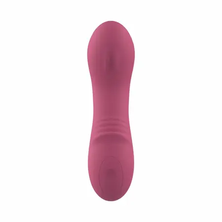 Teazers Rolling Mini Vibrator Raspberry Pink, kompaktni ergonomski masažer