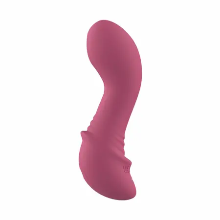 Teazers Rolling Mini Vibrator Raspberry Pink, kompaktni ergonomski masažer