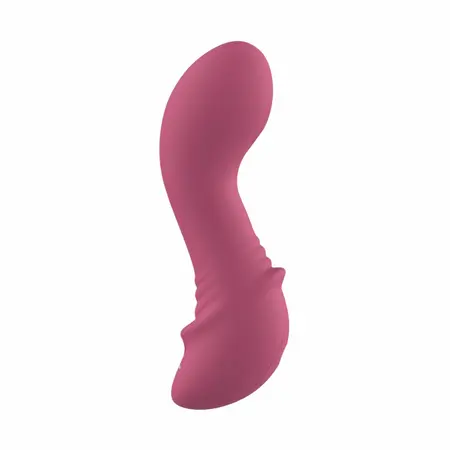 Teazers Rolling Mini Vibrator Raspberry Pink, kompaktni ergonomski masažer