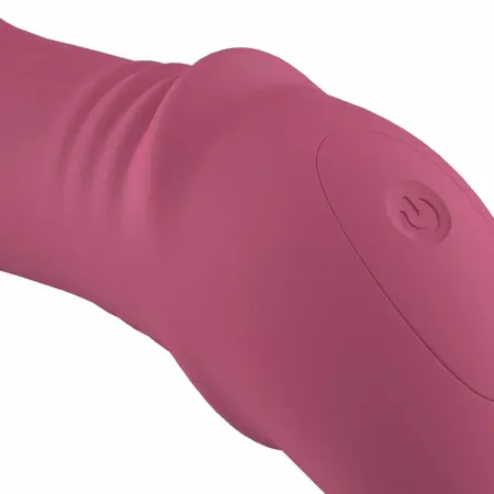 Teazers Rolling Mini Vibrator Raspberry Pink, kompaktni ergonomski masažer