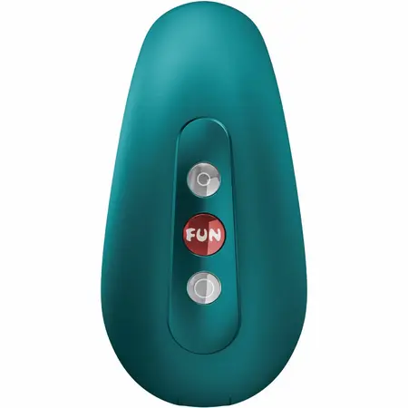 Fun Factory CHERIE Double Air Pulse vibrator u tamnozelenoj boji, USB-C punjenje, vodootporan