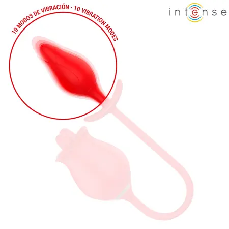 Intense Melanie dualni stimulator sa cik cak pokretima i 10 modova rada, roze