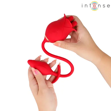 Intense Melanie dualni stimulator sa cik cak pokretima i 10 modova rada, roze