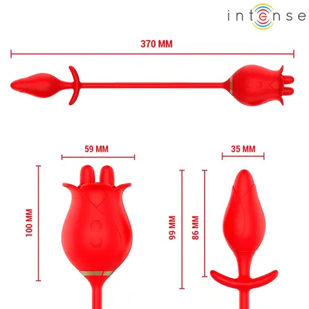 Intense Melanie dualni stimulator sa cik cak pokretima i 10 modova rada, roze