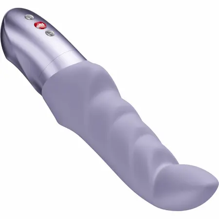 Fun Factory Abby G Light Violet - Curved Vibrating Device, Ribbed Texture, 18.8 cm