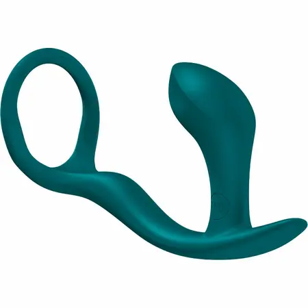 FUN FACTORY Bootie Ring intimni čep i potporni prsten tamnozeleni 14.7 cm