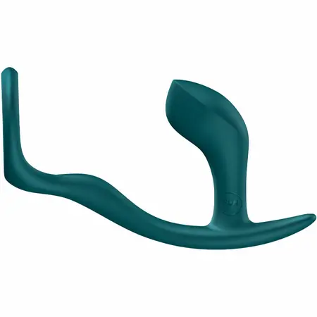FUN FACTORY Bootie Ring intimni čep i potporni prsten tamnozeleni 14.7 cm