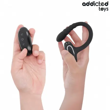 Addicted Toys P Spot prsten sa dva motora i daljinskim upravljačem medicinski silikon 215 mm