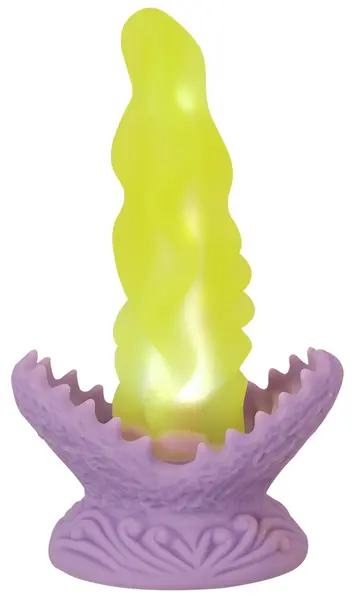 Beasty Cocks Passion Plant LED intimna igračka, 22 cm, zelena
