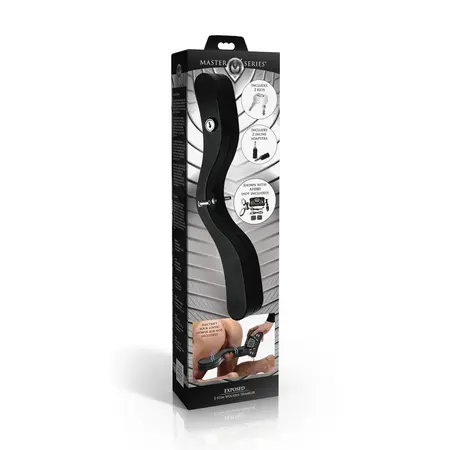 Exposed E-Stim drveni humbler u crnoj boji, električni sistem za sputavanje, 38.6 cm