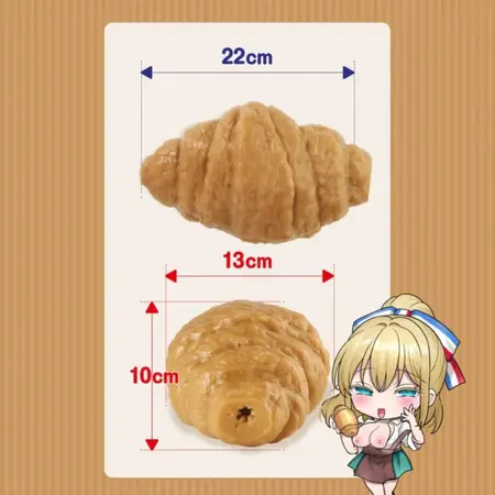 Seiraku Toys Bread of Ecstasy kompaktan intimni stimulator u obliku kroasana